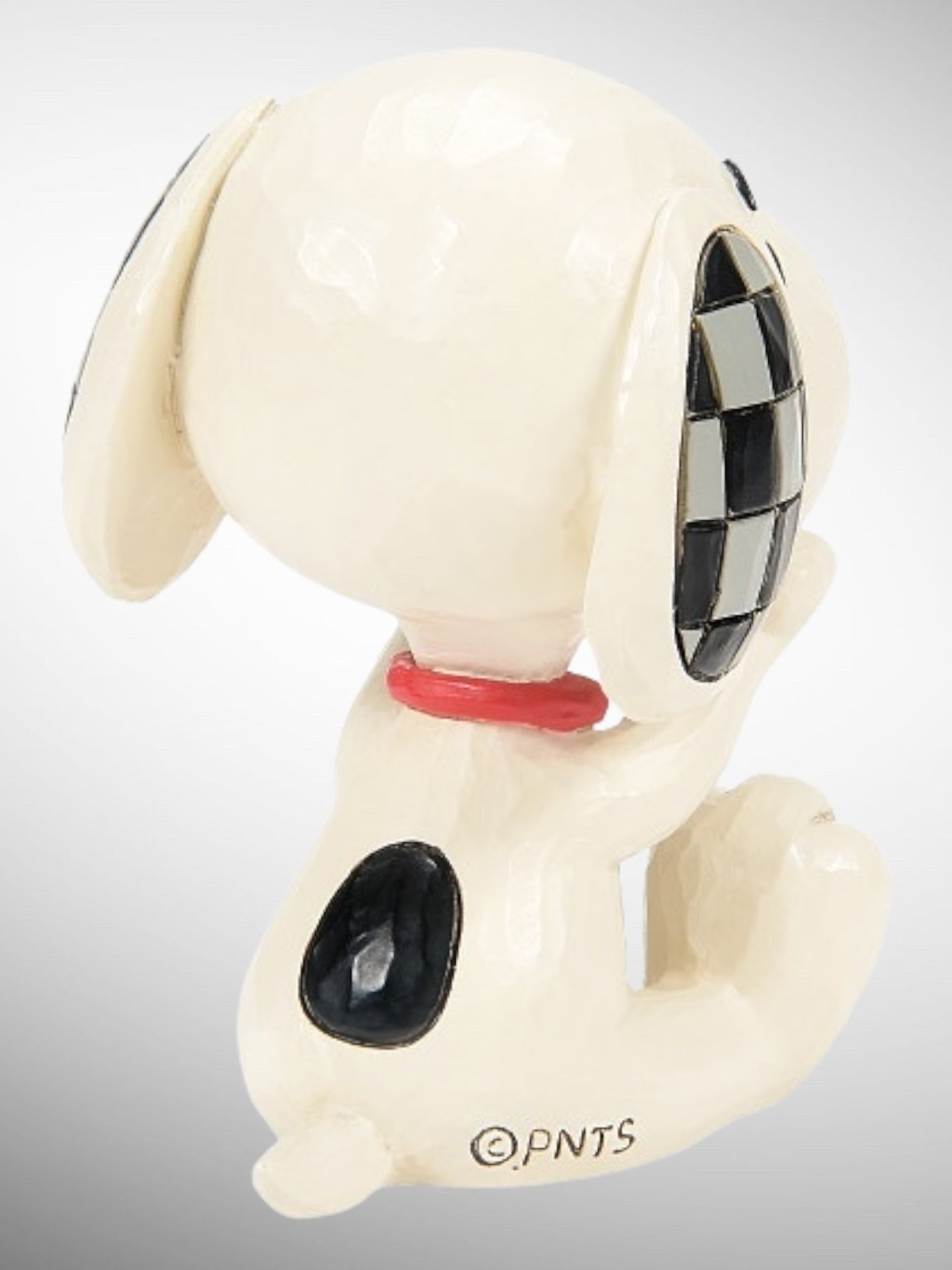 Jim Shore Peanuts - Snoopy Laughing Mini Figurine